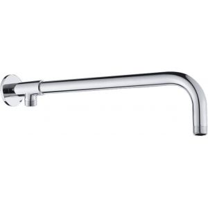 KAL-50Cm Montage Mural Bras De Douche Tuyau De Cuivre Tube Chrome Finiaccessoires Tube Bras De Tête De Douche Support En Cuivre,Pour Salle De Bains Pommeaux - Neuf