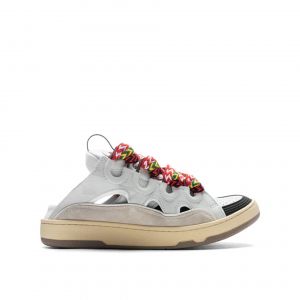 Mules Basses En Cuir Blanc Lanvin Pour Femmes - 36 - Neuf