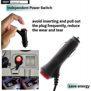 Chargeur De Voiture Universel 12v 2a Pour Tablettes,Appareils Photo,Lecteurs Dvd,Haut-Parleurs,&Eacute;tiqueteuse,Bande Led Et Autres Produits &Eacute;lectroniques Chargeur De Voiture,Avec 8 Adaptateurs,1,8m - Neuf