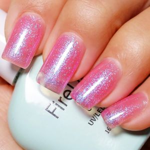 Glitter Gel Vernis À Ongles, 16ml Transparent Sirène Bleu Violet Gel Vernis À Ongles Aurora Irisé Sequin Trempé Style U V Gel Vernis À Ongles Salon De Manucure Bricolage À La Maison 1 Pièce - Neuf
