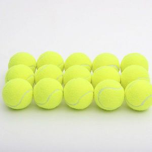 Lot De 15 Balles De Tennis Vertes Durables Et Sans Pression Pour Entraînement Avancé ¿ Idéales Pour Tous Les Niveaux De Compétence - Neuf