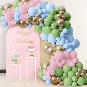 AYUHR-Arche de ballons roses en latex pour filles, différentes tailles pour anniversaire, mariage, fête prénatale, Saint-Valentin, fête prénuptiale, enterrement de vie de jeune fille, fournitures de - Neuf