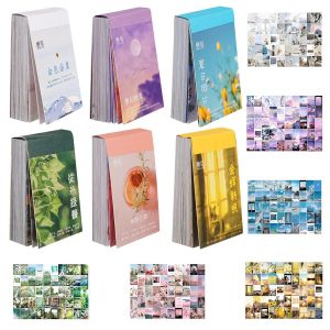 300 Pièces Scrapbooking Stickers Aesthetic, Autocollant Scrapbooking Materiel, 4 * 6cm Autocollant Bullet Journal, Papier Autocollant Pour Scrapbooking, Stickers Scrapbooking Pour Album Journal - Neuf