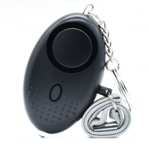 Alarmes De Sécurité Personnelle (Noir) Pour La Femme, 130db Ultra Puissante Sirène, Le Petit Personnel D'alarme De Sécurité Avec La Lumière De Led, Torche De Keychain Pour Les Femmes - Neuf