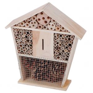 maison d'insectes en bois abri nichoir bricolage pour la décoration de jardin - Neuf