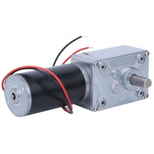 Moteur a engrenage a vis sans fin a double arbre, moteur a courant continu autobloquant, faible bruit A58SW31ZYS pour robot - Neuf