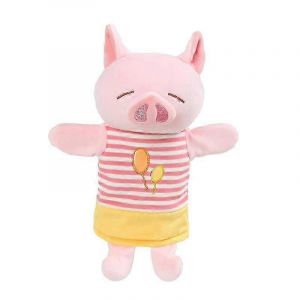Marionnettes à main, ensemble de jouets de fête pour enfants et bébés, marionnettes de ferme en peluche douce pour enfants, tout-petits, garçons et filles-Cochon - Neuf