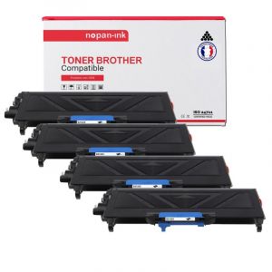 4 Toner pour Brother TN 2120 Black 2600 Pages avec Brother L-2140 2150 2150N 2170 2170W, DCP-7030 7040 7045N, MFC-7320 7340 7345N 7345DN 7440N 7450 7840W; Rico Aficio SP 1200 1210 series. - Neuf