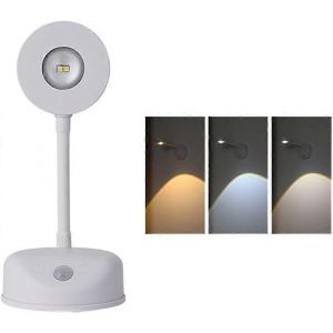 Veilleuse Led,Capteur De Mouvement Sans Fil Rechargeable Usb Lampe De Veilleuse Led Pour Chambre D'enfants Chambre Table Bureau Mur D&eacute;coration Int&eacute;rieure2200mah - Neuf