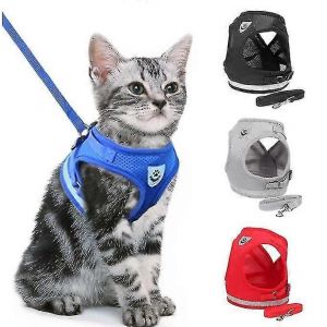 Harnais Pour Chat, Harnais Anti-Fuite Pour Chat - Neuf