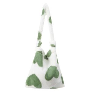 Femmes Léopard Imprimé Embrayage Sac À Main En Peluche Fausse Fourrure Sac Fourre-Tout Doux Chaud Épaule Bandoulière Sac À Main - Neuf