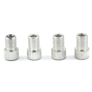 Adaptateur De Valve En Alliage D'aluminium De V&eacute;lo, Valve Fran&ccedil;aise &Agrave;, Accessoires De V&eacute;lo Noir - Neuf