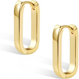 Kalanka-Boucles D'oreilles En Argent 925 Femmes, Petites Boucles D'oreilles Cr&eacute;oles Hypoallerg&eacute;niques Mini Boucles D'oreilles &Eacute;paisses Petites Boucles D'oreilles Huggie Petites Larges Cr&eacute;oles - Neuf