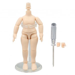 Corps de poupee 4,1 pouces de haut, articulations flexibles, semi-fini, en plastique durable, joint a rotule, pour figurine d'action 1/12 - Neuf