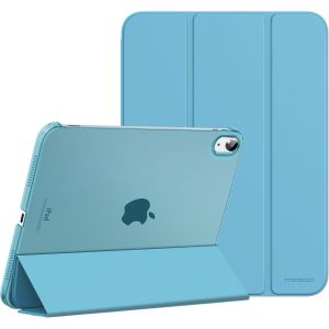 Étui Pour Ipad (A16) 11e Génération 11 Pouces En 2025, Ipad 10e Génération 10,9'' En 2022, Étui Mince En Pc Translucide Pour Ipad 11e Gén. Avec Touch Id, Bleu Brumeux - Neuf