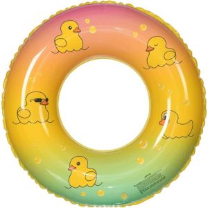 KAL-Bouée Gonflable Piscine,Anneau De Natation En Pvc Épais Canard Jaune,Flotteur De Plage,Flotteur Gonflable De Piscine,Anneau De Piscine Gonflable,Été Plage Faire La Fête - Neuf