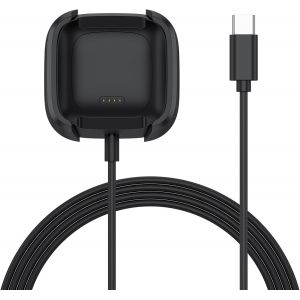 Letnerny-Chargeur Pour Montre Intelligente Fitbit Versa 2 Health & Fitness 1 M Charge Rapide Remplacement Fitbit Versa 2 Câble De Charge Usb Station D'accueil Support (Pas Pour Fitbit Versa/Versa Se/ - Neuf