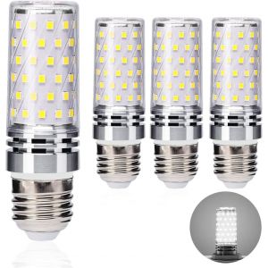 Sjzg-Ampoules Led E27 Blanc Froid 6000k 8w Remplace Ampoule Incandescence 60w 100w 800lm E27 Led Sans Scintillement Ac 220v-240v Angle D'&eacute;clairage 360&deg; Non Dimmable Lot De 4 - Neuf