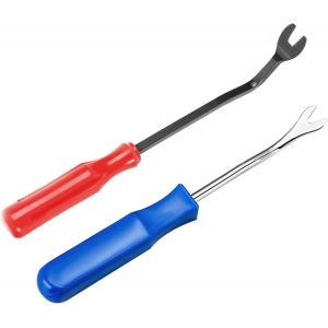 KALANKA-Lot de 2 outils de d&eacute;montage de garniture, d&eacute;montage de garniture de porti&egrave;re de voiture et clip de garniture int&eacute;rieure, lot de pinces &agrave; clip de voiture, outils de d&eacute;montage de voiture, kit - Neuf