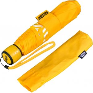 Mini parapluie Safety Reflex extra l&eacute;ger pour enfant, Violet, 95 cm, Parapluie de poche avec ouverture manuelle - Neuf