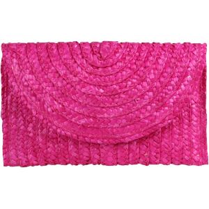 SJZG-Sac &Agrave; Main De Soir&eacute;e En Paille Tress&eacute;e Pour Femme Pochettes De F&ecirc;te Mariage Paille D'&Eacute;t&eacute; Sac De Vacances Plage - Neuf