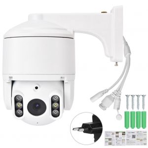 Camera de surveillance exterieure IP Wifi HD 1080P sans fil avec zoom x5 (prise UE 100-240 V) - Neuf