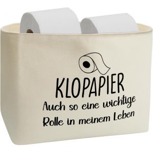 YEMAESRE-Rangement Papier Toilette Amusant Panier Papiers Toilettes Peu Encombrant Range Papiers Toilette Panier Cadeau Idée Cadeau - Neuf