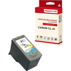 NOPAN-INK - x1 Cartouche compatible pour CANON CL-41 XL CL-41XL Cyan + Magenta + Jaune 0617B001 - Neuf