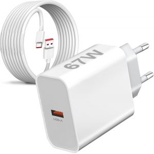 KALANKA-67 W Chargeur mobile et c&acirc;ble pour Xiaomi 13 Lite/14/13 Pro/12T/12 12X/11T 10T 14T 15 Ultra,Redmi Note 13 5G/A3/11 Pro+ 5G/11/10 11S/12, Poco F4/X4 5G/X4 GT/X5 X6 / F. 3 X3 M5S M6 Turbo Charg - Neuf