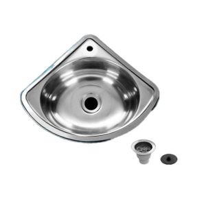 Evier de cuisine pour camping-car, lavabos de salle de bain, barre en acier pour camping-car, petite cuve simple a chute, baignoire d'angle - Neuf