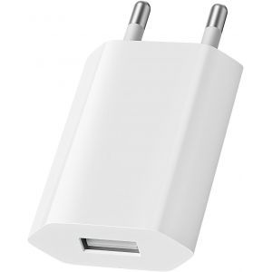 Eryi-Prise Chargeur Usb Secteur,Universel 5v 1a Adaptateur Usb Embout Chargeur Rapide Pour I-Phone 12/12 Pro Max/11/11 Pro Max/Se/Xr/8/7/6/Samsung/Xiaomi/Huawei Smartphones,Smartwatch,Tablettes,Pad - Neuf