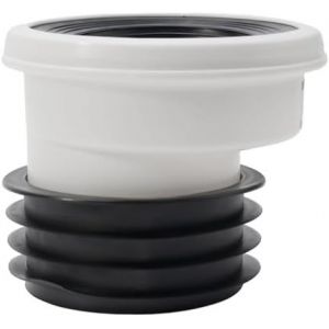 Ensemble de raccordement WC, ensemble de raccordement WC en version droite ou excentrique, connecteur WC - Neuf