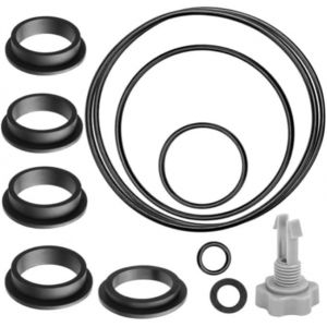 Kit de Réparation de Pompe de Filtre à Sable,25013 Kit de Joints Toriques avec Valve de Libération D'air Pièce de Rechange,Filtre à Sable de Rechange,pour Intex Kit de réparation de joints de moteur - Neuf