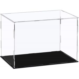 Présentoir En Acrylique Transparent Pour Figurines De Collection ¿ Noir, 30 X 20 X 20 Cm (11,8 X 7,9 X 7,9 Pouces) - Neuf
