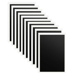 Papier De Gravure Laser 10 Feuilles Pour Métal,Verre,Céramique - 15,4 X 10,6 Pouces Feuilles De Transfert Noir Pour Graveurs - Neuf
