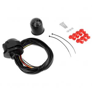 Kit electrique E-set 7 poles universel pre-cable pour remorque, accessoire automobile - Neuf
