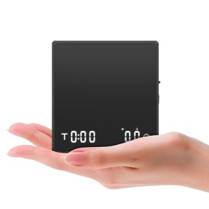 Letnerny-Mini Balance Café Avec Minuterie, 2000g/0.1g Balance De Precision Rechargeable, Balance Cafe Balance De Cuisine Électronique Pour Café Filtre Manuel Et Espresso, Chronométrage Automatique/Ma - Neuf