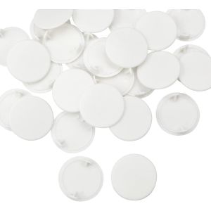 28 Pcs Bouchons de Trou Meuble en Plastique Blanc Couvercle de Trou en Plastique Cache Trou Meuble Blanc pour D&eacute;coration Meubles (35 mm) - Neuf