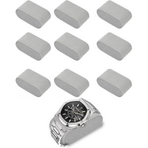 Kal-10pcs Coussin Pour Montre, Velour Coussins De Boîte À Montres 8x4.5x3cm Petits Oreillers Pour Boîte De Montre, Coussin Bijoux Coussin Montre Présentoir Coussin Pour Bracelet Montre Bijoux Gris - Neuf