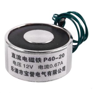 P40/20 12V 55LB 25Kg électroaimant de levage électrique Solénoïde 40mm - Neuf