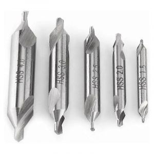 5pcs ensembles de forets Foret central Foret à 60 degrés Foret à double extrémité 1,5 / 2,0 / 2,5 / 3,0 / 4,0 mm - Neuf