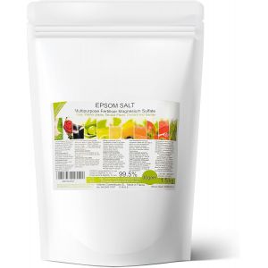 JEXNOVASHOP-Bleu & Marine Bretania - Sel Epsom Engrais Universel | Nutriment 100% Naturel | Prévient Carence en Magnésium | Favorise Germination | Idéal pour Pelouse Verte, 1.5 kg - Neuf