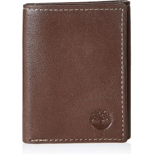 CAUC-Leather Trifold Wallet with Id Window Accessoire de Voyage-Portefeuille &agrave; Triple pli Homme - Neuf