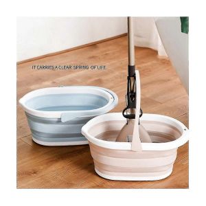 1pcs seau d'eau pliable rose,seau en plastique de nettoyage ext&eacute;rieur,seau de rangement de v&ecirc;tements,d&eacute;bris s - Neuf