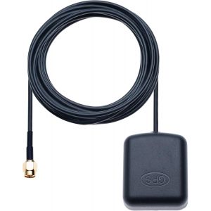 Antenne GPS pour Voiture avec Connecteur SMA Aérienne Active Câble d'Extension de 3M et Module Étanche Base Magnétique pour Système de Navigation,Autoradio DVD et Stéréos de Tableau de Bord 3 Mètres - Neuf