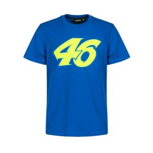 T-Shirt Vr46 Rossifumi Heritage Moto Gp Officiel Bleu - Neuf