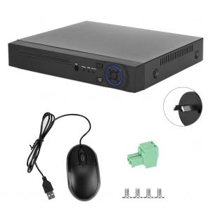 Enregistreur video numerique DVR 1080p 16 canaux AHD/IPC compatible avec systeme de securite CCTV ONVIF 100-240 VAU - Neuf