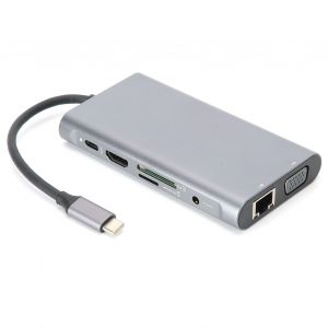 Station d'accueil 10 en 1 Type-C VGa RJ45 PD HUB adaptateur de station d'accueil - Neuf