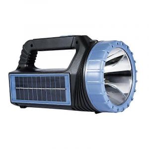 Lampe de poche solaire rechargeable, étanche, rechargeable par USB, lampe solaire multifonctionnelle, pour les urgences en extérieur - Neuf