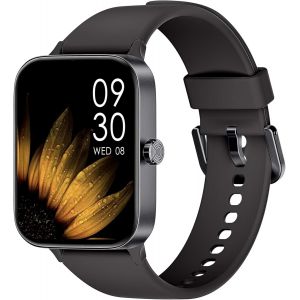 Montre Connect&eacute;es Homme Femme, 1.95"" Touch Screen Smartwatch Avec Effectuer/R&eacute;pondre Appels, Suivi De Fitness Avec Pression Art&eacute;rielle Et Moniteur De Sommeil, 140+ Step Counter Sport Pour Android Ios - Neuf